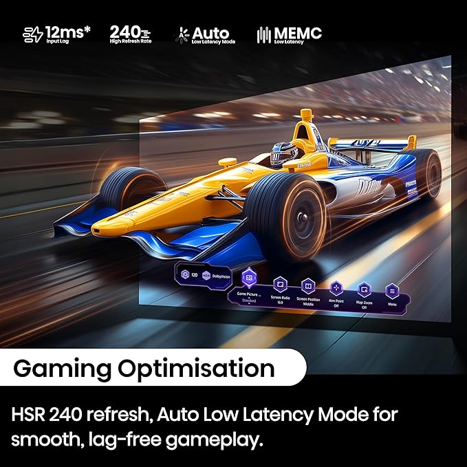 Hisense PT1 Ultra Short Throw Triple Laser Projector, 4K UHD, Google TV, 80'' - 150'', 2500 Lumens, 3000:1 Contrast, IMAX Enhanced, Dolby Vision & Atmos, 3D, 240 High Refresh Rate