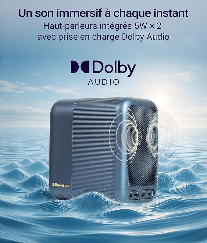 AllPlay Netflix-Licensed Smart Projector with Google TV | Native 1080p Full HD | Auto Focus & Keystone | Dolby Audio | WiFi & Bluetooth | Portable Home Theater Kit