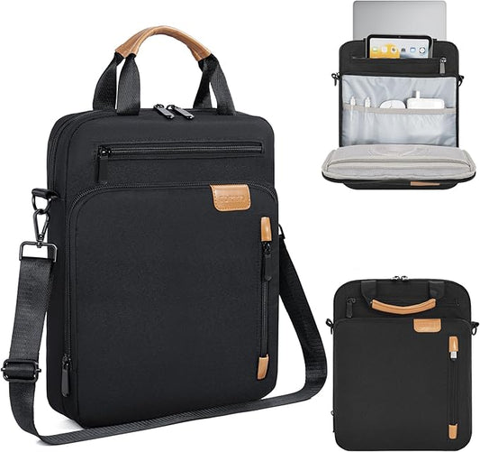 13.3-14 Inch Laptop Sleeve Bag, Padded Carrying Case for MacBook Pro M3/M2 14" /13", MacBook Air 13.6" M3/M2 2024/2022, Surface Pro AI PC/9/8 13",Protective Bag with Accessory Pocket