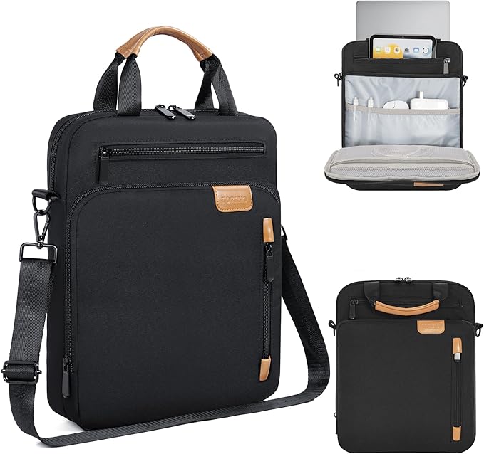 Laptop Sleeve Bag,Padded Protective Travel Carrying Case Compatible with MacBook Air 13 M3 M2 M1 2025-2018 /MacBook Pro 13 M2 M1 2025-2016,Water-Resistant Travel Case with Hadle & Shouder Strap