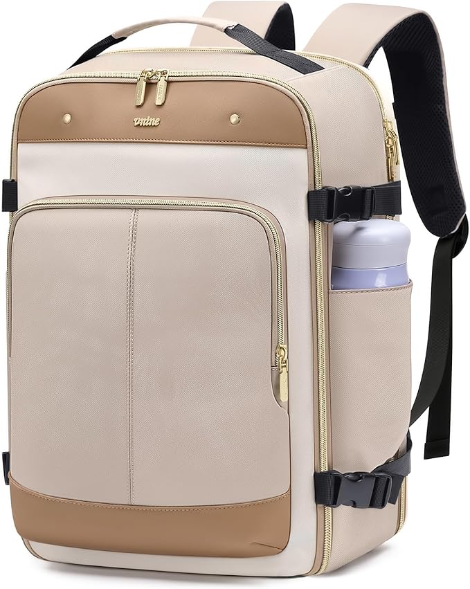 VNINE Travel Backpack for Women Men: 40L Large Carry on Backpack 17 Inch Laptop Backpack Flight Approved Business Work Bag Water Resistant Luggage Daypack Weekender Bag for College Hiking Overnight