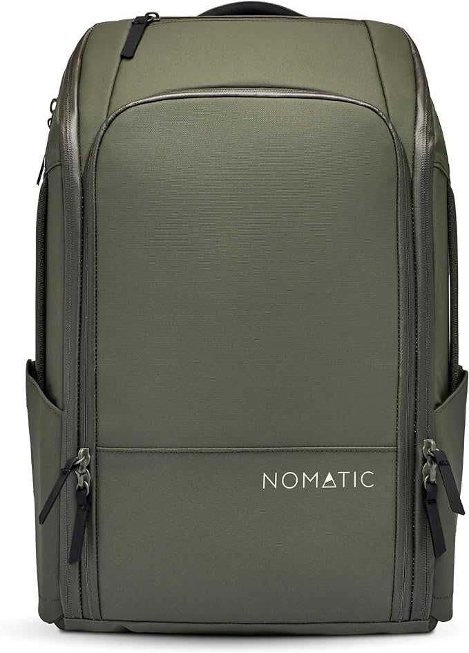 NOMATIC 14L Backpack- Carry On Backpack and Water Resistant Laptop Bag - Carry On or Business Backpack for Men and Women (Olive)