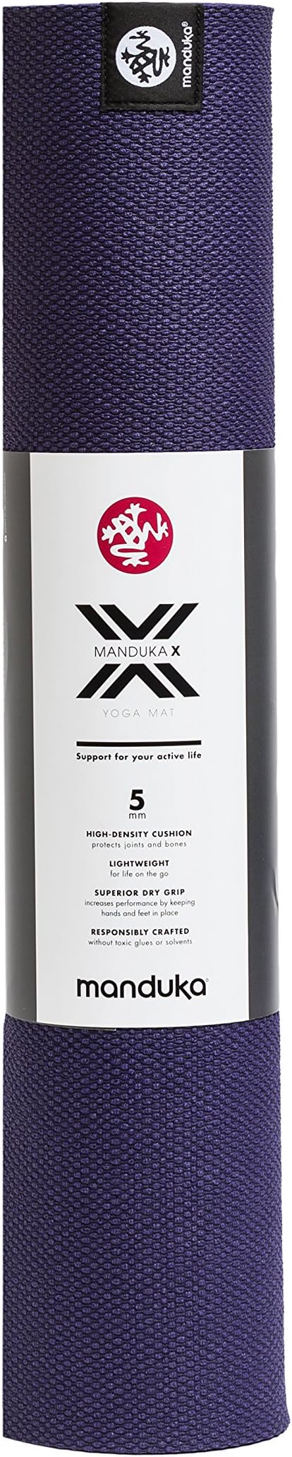 Manduka X Yoga Mat 71" - 5mm | High Performance Fitness Mat | Durable Design | Yoga, Outdoors, Stretching | 71 x 24 inches