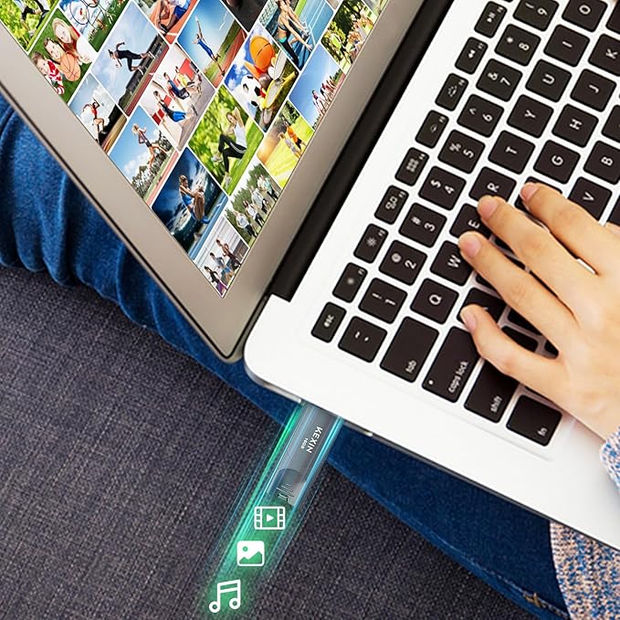 KEXIN 64GB Flash Drive 10 Pack Thumb Drive USB Flash Drive Zip Drive USB 2.0 Memory Stick Data Storage (64GB, Black)