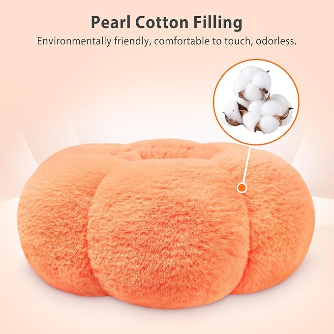 CreaDream Pumpkin Tablet Pillow Stand Holder for Kindle iPad, Adjustable Phone Pillow Stand for Lap Bed with Detachable Snack Bowl, Compatible with 4.7"-13" Tablet, iPad, iPhone, Samsung Tabs, Kindle