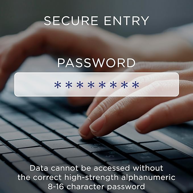 Integral 8GB Crypto-197 256-Bit Hardware Encrypted 3.0 USB Secure Flash Memory Drive - Certified to FIPS 197, Brute-Force Password Attack Protection & Rugged Double-Layer Waterproof Design