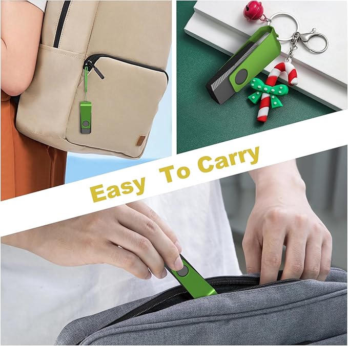 AGECASH 2GB USB Flash Drive 50 Pack Bulk USB Thumb Drive Green Swivel USB 2.0 Flash Drives Memory Stick 2GB USB Drive Pack of 50 Pen Drive Jump Drive Multipack for Data Stroage and Backup