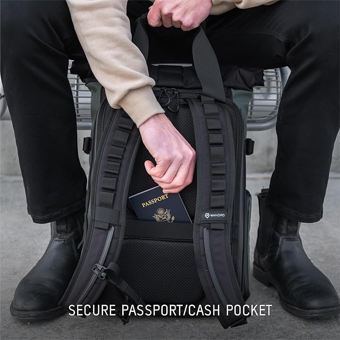 WANDRD PRVKE 21L, V3 Backpack: Weather-Resistant Travel & Camera Backpack with Laptop Sleeve, Quick Side Access, Clamshell Opening – Ideal Photography & Travel Bag (Yuma Tan)