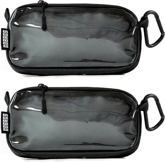 GOBAGS NEO Production Zipper Bags - Electronics & Camera Accessories Bag - Cable organizer, Gear Accessory Pouch, Travel Camera Essentials (Extra Small, Black)