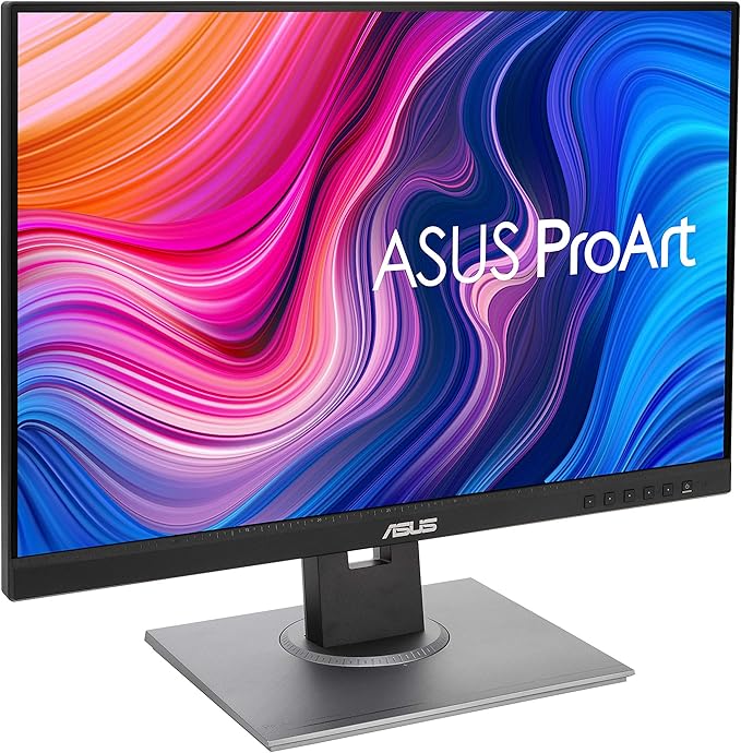 ASUS ProArt Display PA248QV 24.1” WUXGA (1920 x 1200) 16:10 Monitor, 100% sRGB/Rec.709 ΔE < 2, IPS, DisplayPort HDMI D-Sub, Calman Verified, Anti-glare, Tilt Pivot Swivel Height Adjustable, Black