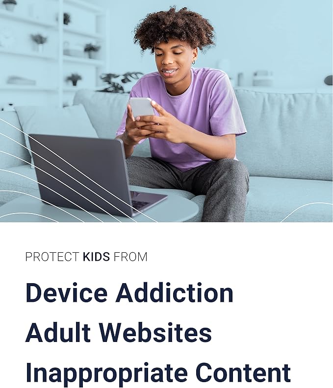 Gryphon Guardian Parental Control Router & Mesh WiFi System Up to 5,400 Sq ft Coverage WiFi Router Malware Secure Router Home Protection & Security AC1200 DualBand Wireless Extender Smart Home 3 Pack