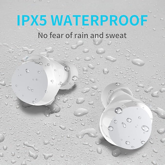 Wireless Earbuds for Kids, Headphones with Cute Panda Charging Case with Mic, Noise Cancelling,Typ-C, 3D Stereo Waterproof Bluetooth buds for Sport & Outwork,3 x ear caps(S,M,L)