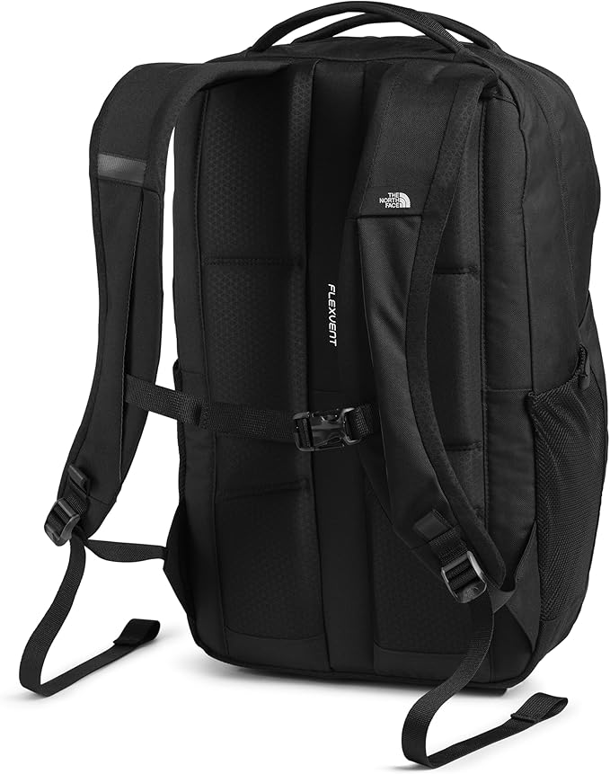 THE NORTH FACE Vault Everyday Laptop Backpack | Commuter Travel Bag with Water-Repellent Finish, Spacious Main Compartment, TNF Black-NPF, One Size
