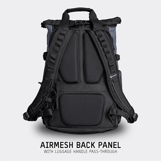 WANDRD PRVKE 21L, V3 Backpack: Weather-Resistant Travel & Camera Backpack with Laptop Sleeve, Quick Side Access, Clamshell Opening – Ideal Photography & Travel Bag (Aegean Blue)