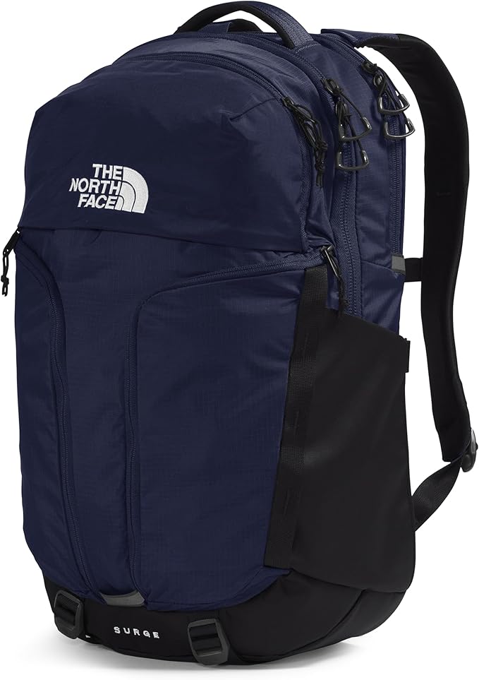 THE NORTH FACE Surge Commuter Laptop Backpack | Daypack with Water Repellent Finish, 16" Laptop Sleeve, Reflective Details, TNF Navy/TNF Black-NPF, One Size