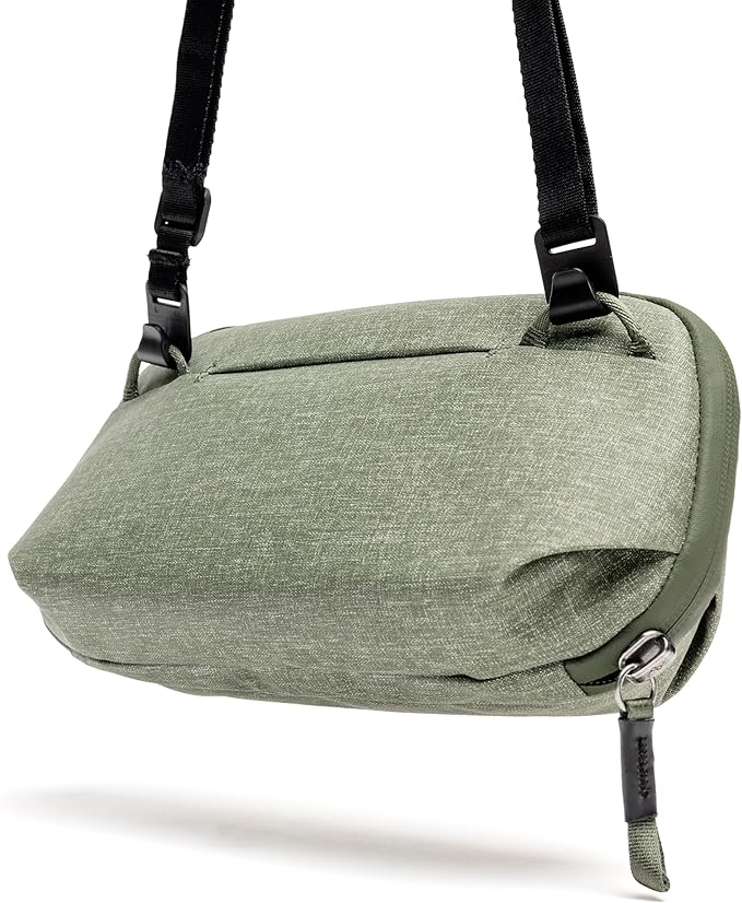 Peak Design Small Tech Pouch, Sage, Electronics Organizer for Travel or Everyday Carry, Origami-Style Storage, Cable Pass-Through, Weatherproof Recycled Nylon, Gear Carry Bag for Men and Women
