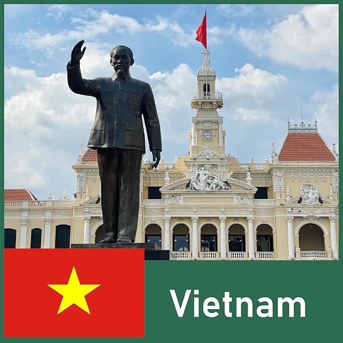 Vietnam Data SIM Card,1GB High-Speed 5G/4G LTE,for 10 Days - Prepaid, No Hidden Fees - Ideal for Tourists, Digital Nomads & Business Trips