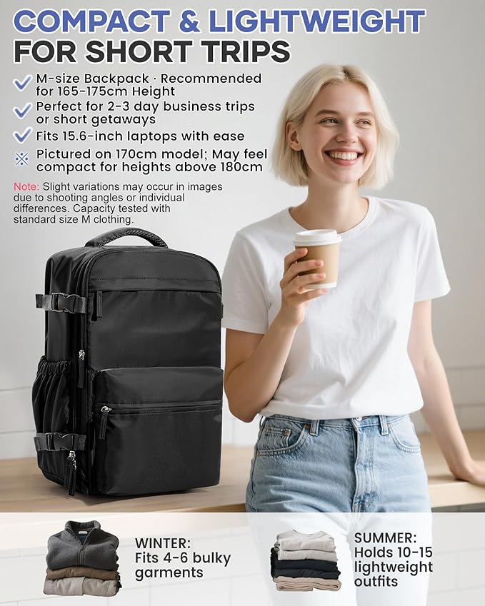Vacuum Travel Backpack with Pump Women Personal Item Carry on Vacpack Backpacks Flight Approved 18x14x8 inches Men Laptop Waterproof Work Compression bags Casual Daypack Black Vacuum seal backpack