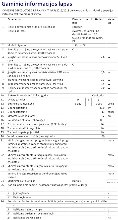 cocopar Portable Monitor 4K - 17.3 Inch UHD FreeSync HDR IPS 130% sRGB 3840x2160 Lightweight Eye Care Computer Display with Type-C mini DP HDMI for Xbox PS4/5 Laptop PC Mac, with Smart Case VESA