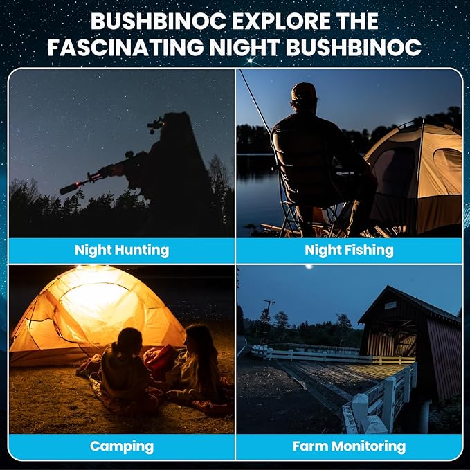 Night Vision Goggles, 4K Night Vision Binoculars, 3.0" HD Display, Portable 9 Gear Nightvision,10X Digital Zoom and 32GB TF Card, 3500mAh Long Battery Life Binoculars with Camera