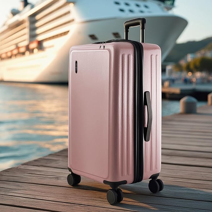 28 Inch Luggage with Spinner Wheels, Hard Shell Suitcase with TSA Locks for Luggage, Travel Large Suitcase, Expandable Hard Shell Suitcases, Pink