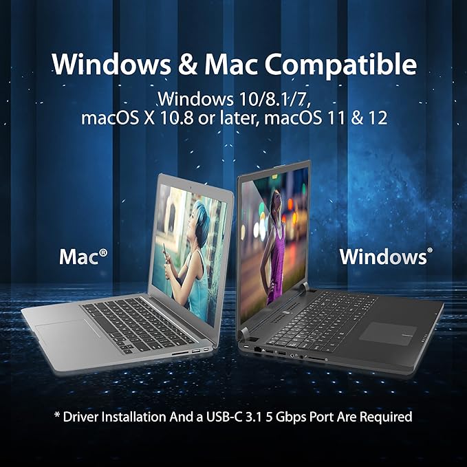 j5create USB Type C Docking Station with 100W PD Charger - Supports 3 Displays | HDMI, DisplayPort, VGA, 100W PD Charging, 1Gbps Ethernet | for MacBook Pro/Air, XPS, and More (JCD543P)