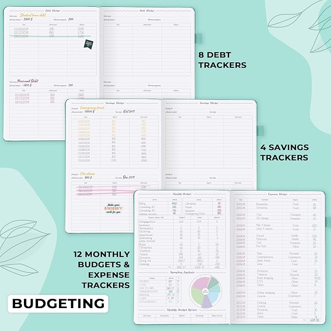 GoGirl Planner PRO Schedule - Undated Planner with Hourly Time Slots, Monthly, Weekly & Daily Organizer, Appointment Book for time Management, 7"x10" Hardcover, Lasts 1 Year - Turquoise