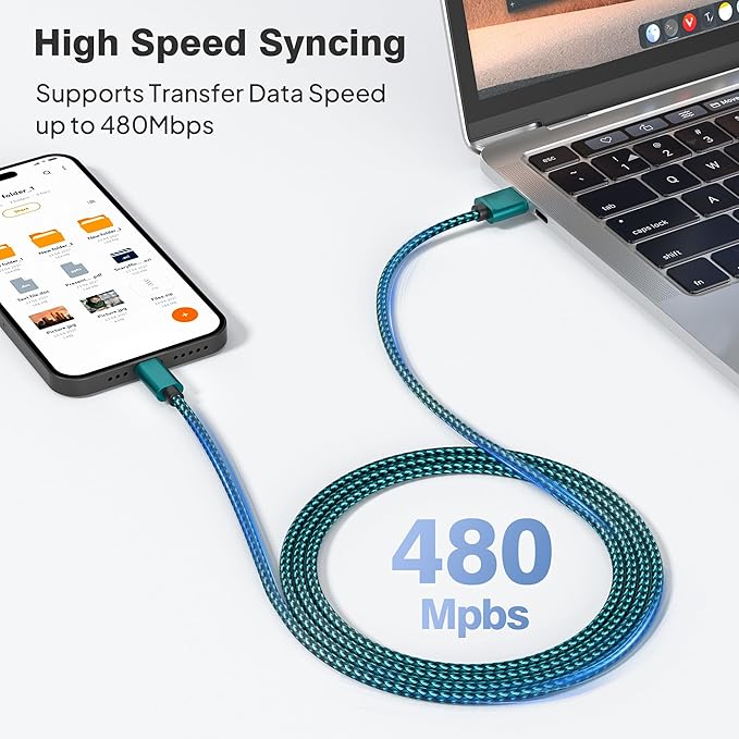 Elebase for Samsung Galaxy S25 Charger Cable 1.5/3.3/6.6FT 3Pack,USB A to Type C Charging Cord for Car,S24 S23 S22 Tab S10 S9 S8 S7 A9 A8 A7 Plus Ultra FE,Z Flip Fold,Kindle Fire HD Paperwhite Scribe