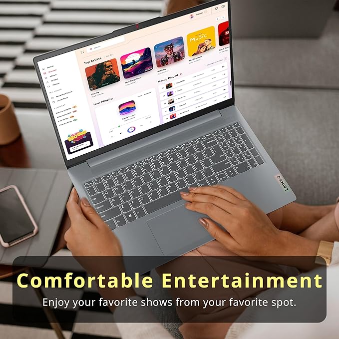 Lenovo IdeaPad Slim 3i 15.6" FHD Laptop, Intel i3-N305, 8GB LPDDR5, 672GB Storage (512GB SSD + 160GB Docking Station Set), Intel UHD Graphics, Numeric keypad, Dolby Audio, Wi-Fi 6, Win 11 Pro, Gray