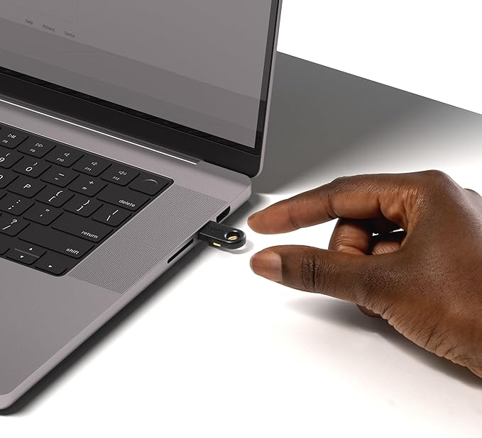 Yubico YubiKey 5C - Two Factor Authentication USB Security Key, Fits USB-C Ports - Protect Your Online Accounts with More Than a Password, FIDO Certified