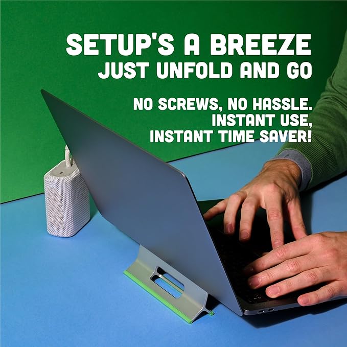 Steepy Adjustable Laptop Stand for Desk – 3 Heights Computer Stand - Laptop Riser for Desk - Portable Laptop Riser Adjustable - Stand Adjustable Height