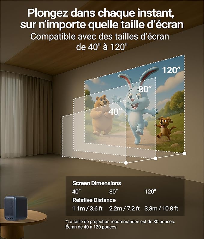 AllPlay Netflix-Licensed Smart Projector with Google TV | Native 1080p Full HD | Auto Focus & Keystone | Dolby Audio | WiFi & Bluetooth | Portable Home Theater Kit