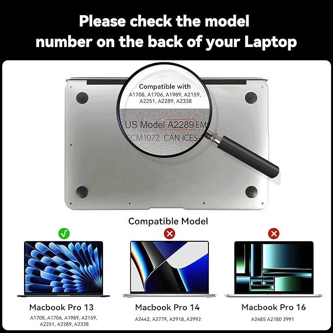 360°Privacy Screen MacBook Pro 13 inch (2016, 2017, 2018, 2019, 2020, 2021, 2022, M1, M2) & MacBook Air 13" (2018-2021, M1),Matte Anti Glare Blue Light 13 In Mac Scratch Resistant Laptop Screen Protector Filter