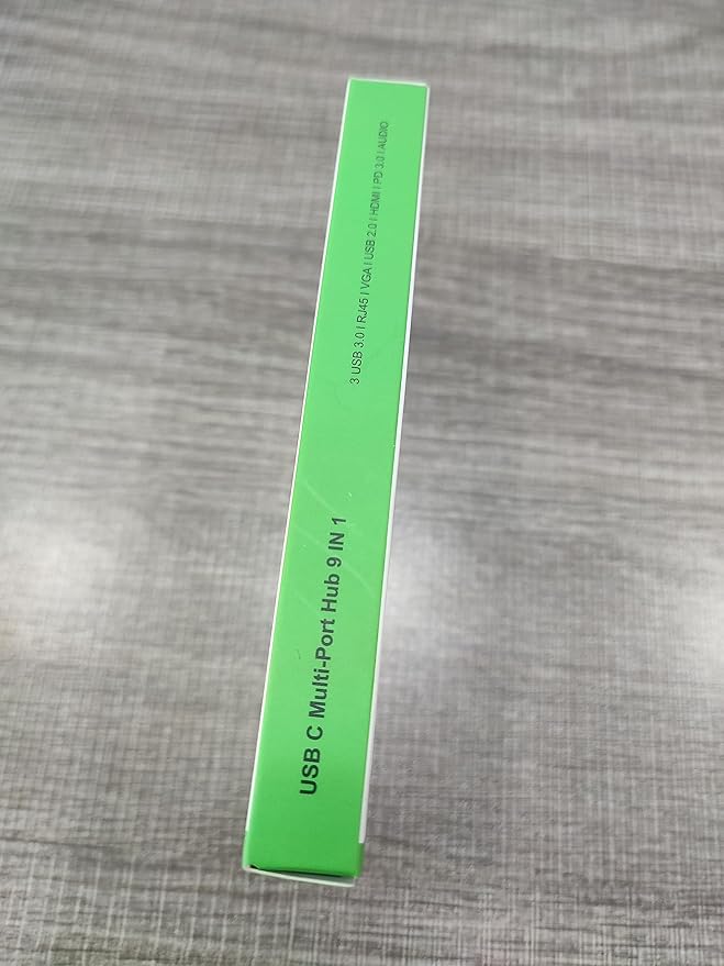 USB C Hub Multiport Adapter, 10-in-1 Laptop USB C Docking Station for Dell/HP Laptop, Dock to 4K HDMI,Ethernet,100W PD,3USB 3.0, 2USB 2.0, SD/TF, USB Type C Dongle for MacBook, Surface, Lenovo