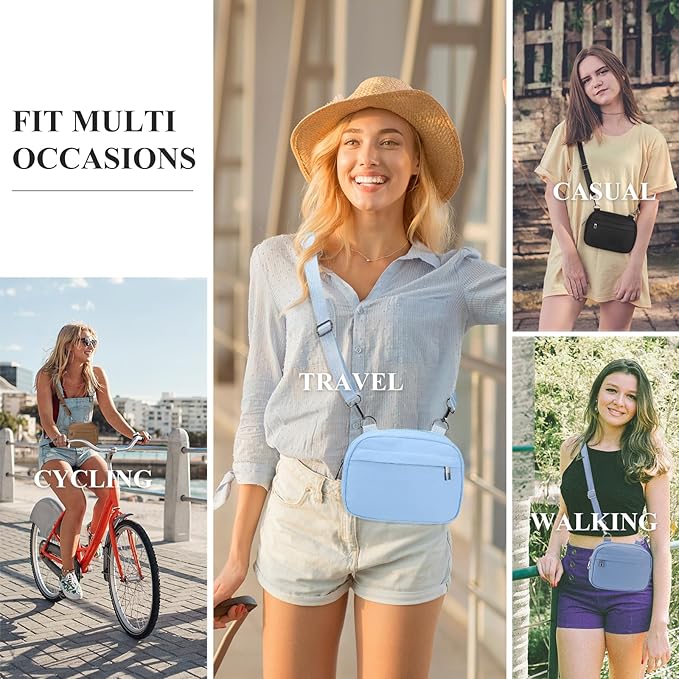 MAXTOP Small Crossbody Bags for Women Belt Bag Fanny Pack with Adjustable Strap