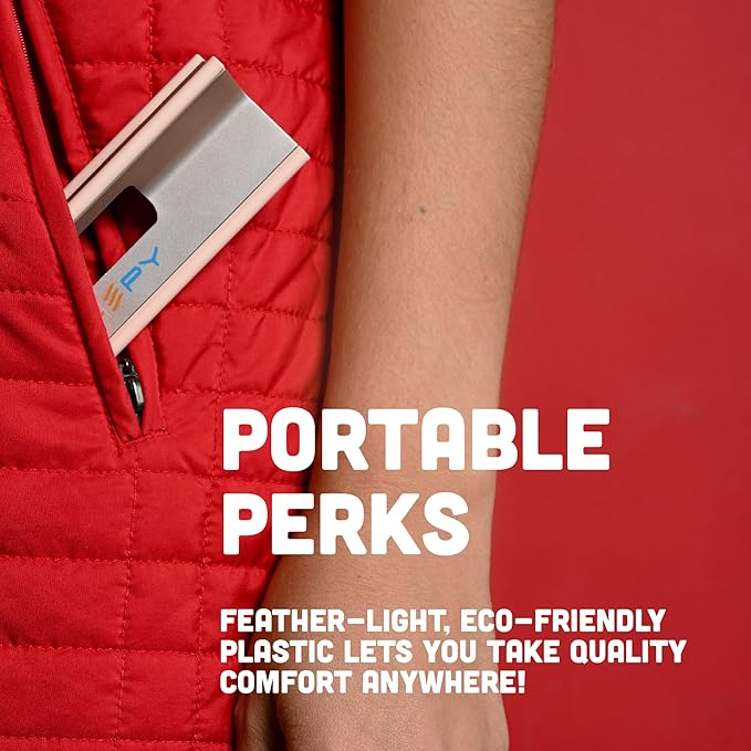 Steepy Adjustable Laptop Stand for Desk - 3 Heights Computer Riser - Portable With Adjustable Height