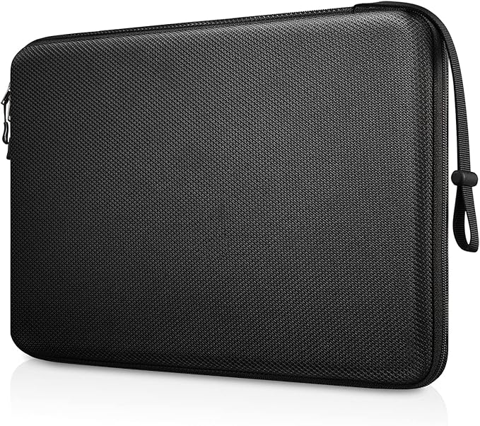FINPAC Hard Tablet Sleeve Case for 11-inch iPad 11th 10th / Air M3 2025 M2 2024 / Pro M4 2024 / Pro 4th/3rd,10.9-inch iPad Air 5/4, Tablet Carrying Sleeve for 10.2 inch, Surface Go, Black