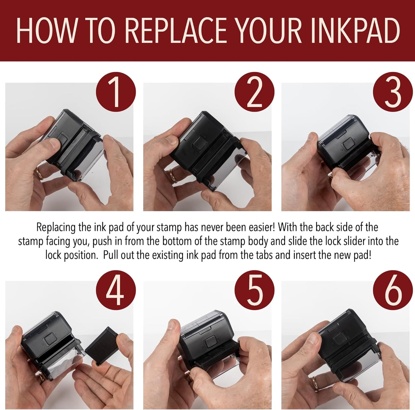 Custom Self-Inking Stamps (from The Library of Books) | Xtra Wide Range of 49 Fun Phrases | Grading Ready | Classroom, Library Book Stamps