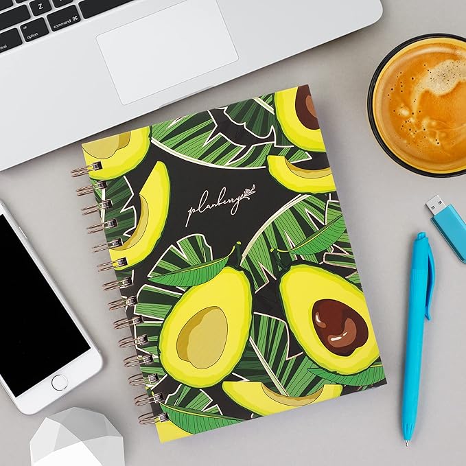 PLANBERRY Password Book Premium – Alphabetized Internet Address Organizer with A-Z Tabs – Website & Computer Password Keeper with Alphabetical Tabs – 6.2x7.7″, Hardcover (Avocado Green)