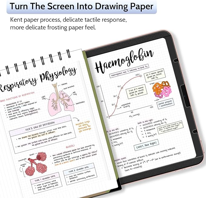 2 Pack Magnetic Paperfilm for iPad 10th 2022 10.9" & iPad 11th A16 2025 11", Feel Like Writing Drawing On Paper, Matte Removable Anti Glare Fingerprint Screen Protector Blue Light Filter