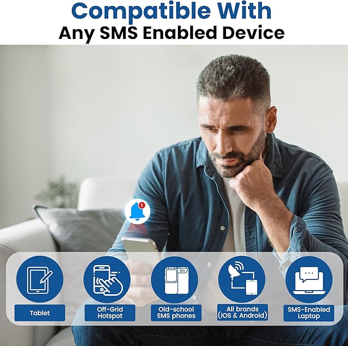 Kinisafe Alert, Wi-Fi Motion Sensor, Real-time SMS, Email, Push Alerts, IFTTT, Gun Safes, Cabinets, Home, Office, Easy Install, No Subscription, Long Lasting Rechargeable Battery