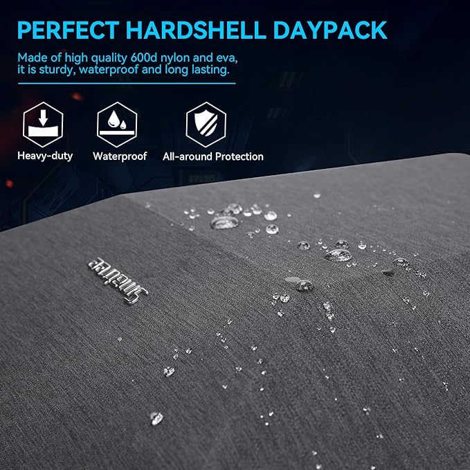 Smatree Hard Double Laptop Backpack for 16 inch ASUS ROG Strix SCAR 16 2025/2024/2023, ROG Strix G16 2025/2024/2023, ROG Zephyrus G16 2025/2024, Razer Blade 16, Alienware M16, DELL G16,HP Victus/OMEN