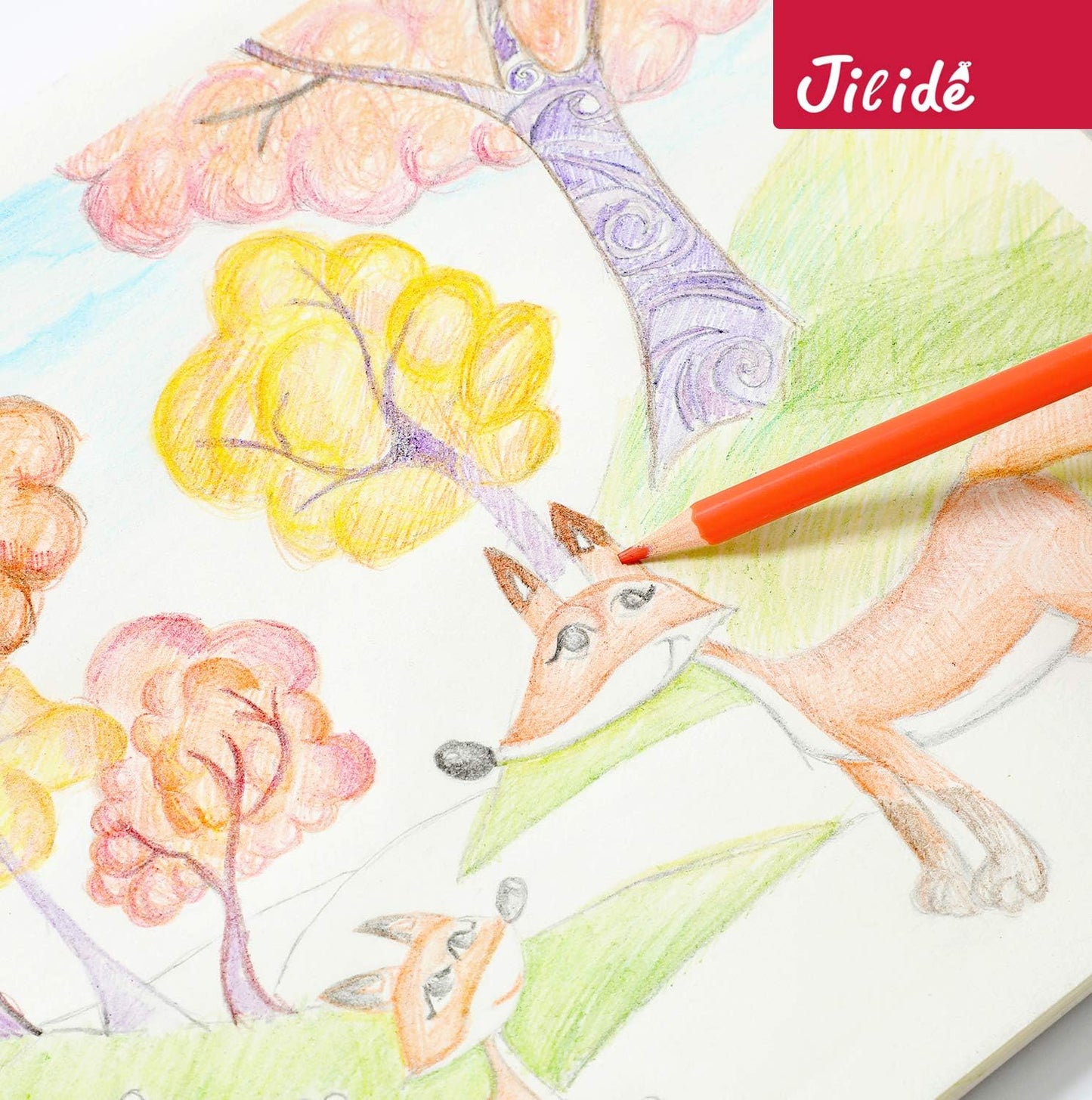 Erasable Colored Pencils Set for Adults and Kids 24 Count Coloring Pencils for Drawing, Sketching, Adult Coloring Books with Eraser, Sharpener, Canvas Pencil Roll Wrap