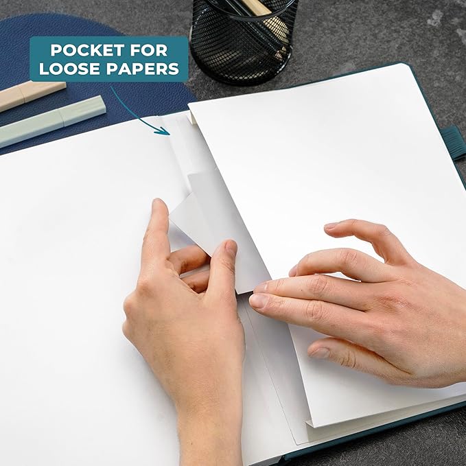 Clever Fox Engineering Notebook – Hardcover Grid Notebook with Numbered Pages, Table of Contents – Patent, Lab & Invention Journal for Engineers & STEM (Dark Teal)