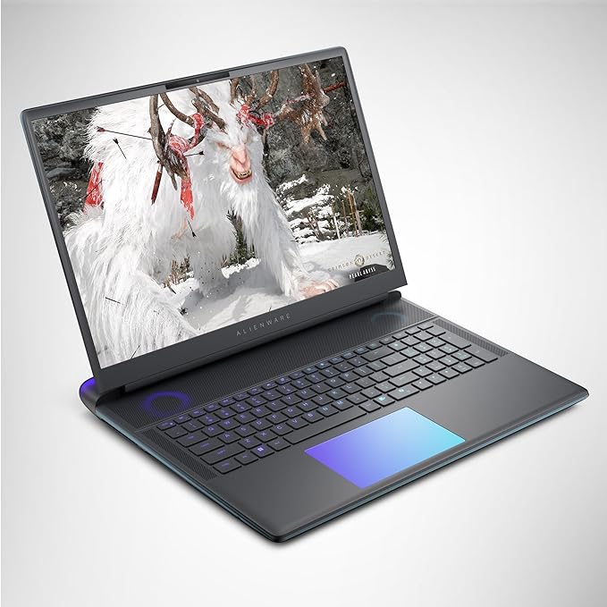 Alienware 18 Area-51 Gaming Laptop AA18250-18.0" WQXGA 300Hz 3ms Display, Intel Core Ultra 9 275HX, NVIDIA GeForce RTX 5080 Graphics, 32GB 2x16GB DDR5, 2TB NVMe M.2 PCIe Gen5 SSD, 2MP FHD IR Camera