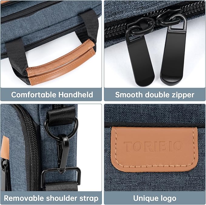 Laptop Sleeve Bag,Padded Protective Travel Carrying Case for 15 inch MacBook Air M3/A3114 2024, M2/A2941 2023 2025,Dell XPS 15 Plus,15 Inch Surface Laptop 7/6/5/4/3,Galaxy Tab S9 Utra 14.6"