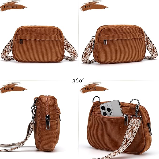 MAXTOP Small Crossbody Bags for Women Belt Bag Fanny Pack with Adjustable Strap