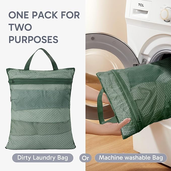 ALL INCLUDED 10 Set Durable Packing Cubes for Suitcases,OlarHike Essentials for Travel,UPGRADED Anti-Tear Stitching, NEW Improved Luggage Packing Organizers for Travel Accessories (Dark Green)