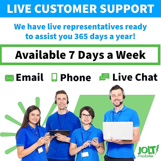 Jolt Mobile $5 Prepaid SIM Card – No Contract GPS Tracker & Smartwatch SIM – AT&T 5G/4G LTE Network – Triple-Cut (Standard, Micro, Nano) for GSM Devices