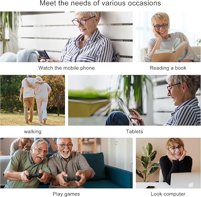 Przene 4 Pack Blue Light Blocking Reading Glasses,Readers for Women and Men with Spring Hinge